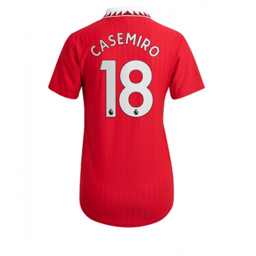 Dres Manchester United Casemiro #18 Domaci za Žensko 2022-23 Kratak Rukav